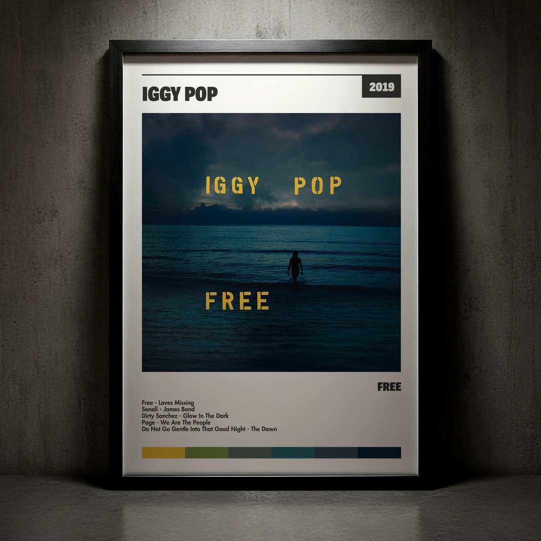 Cuadro Iggy Pop - Free