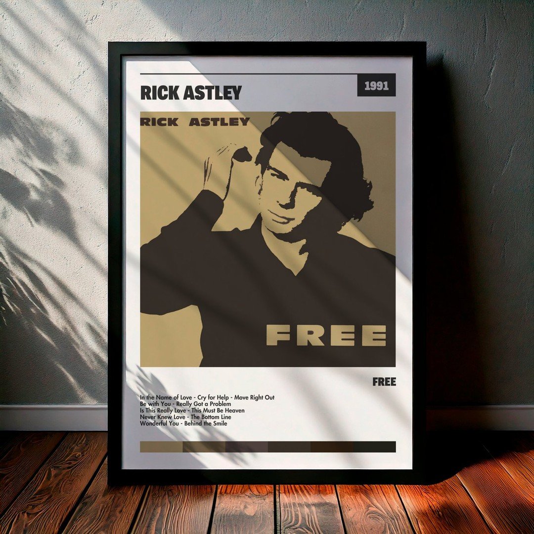Cuadro Rick Astley - Free