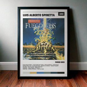 Cuadro Luis Alberto Spinetta - Fuego Gris