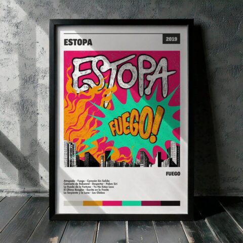 Cuadro Estopa - Fuego