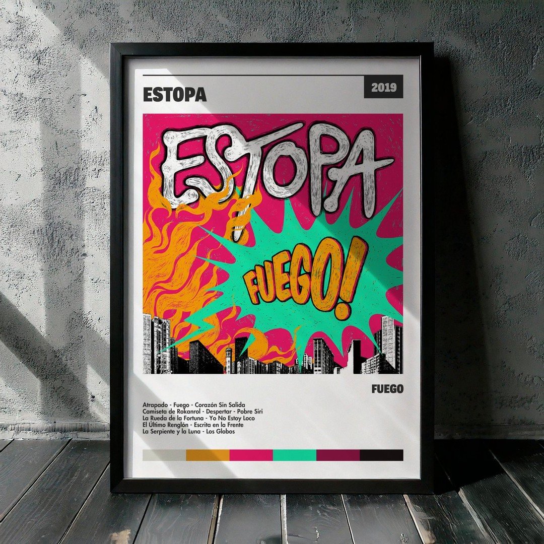 Cuadro Estopa - Fuego