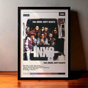 Cuadro INXS - Full Moon, Dirty Hearts