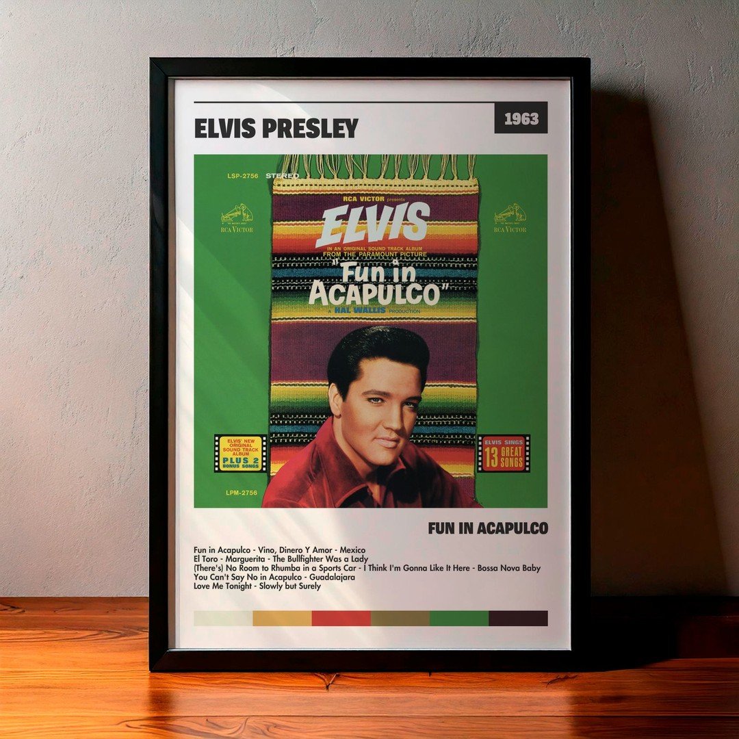 Cuadro Elvis Presley - Fun in Acapulco