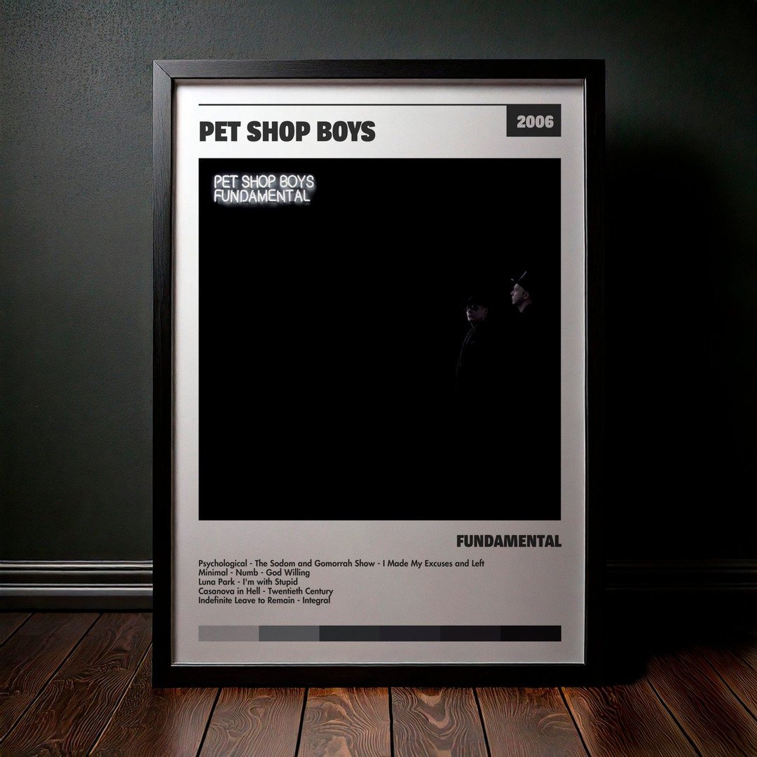 Cuadro Pet Shop Boys - Fundamental
