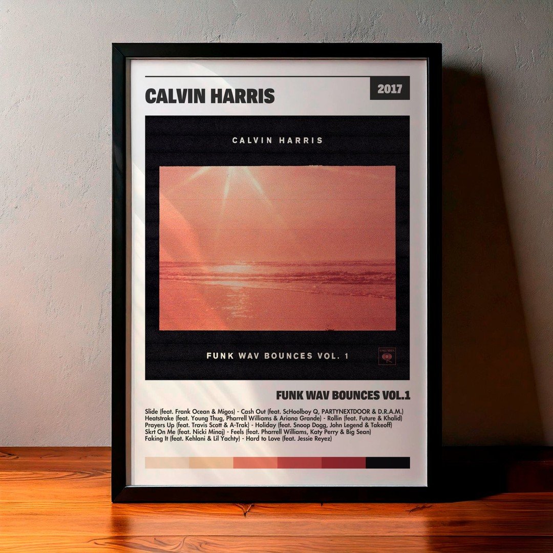 Cuadro Calvin Harris - Funk Wav Bounces Vol.1
