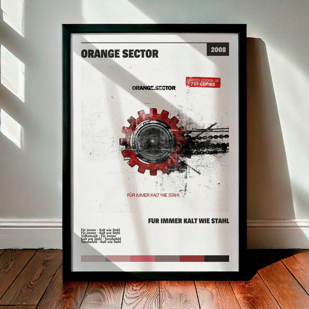 Cuadro Orange Sector - Für immer kalt wie Stahl