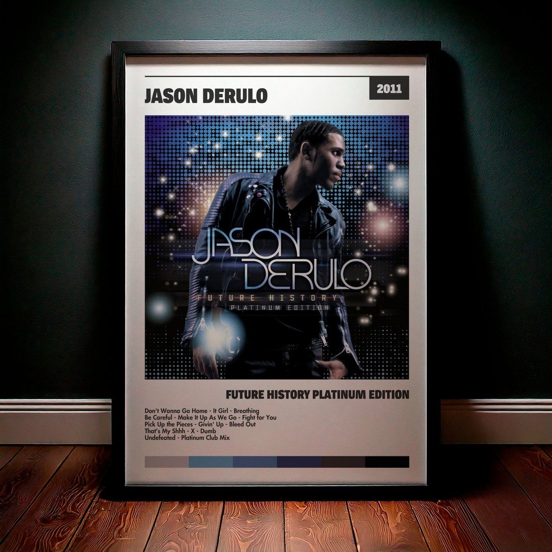 Cuadro Jason Derulo - Future History Platinum Edition