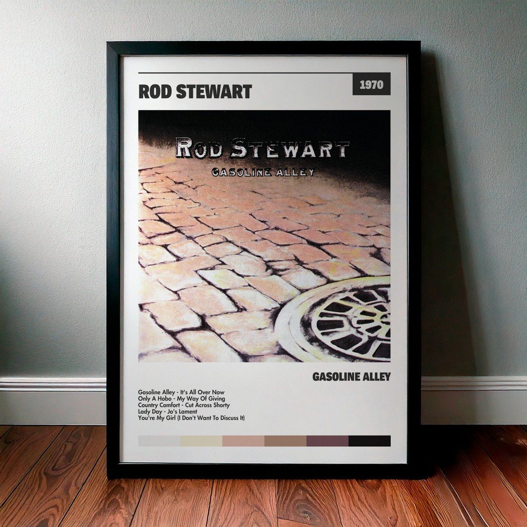 Cuadro Rod Stewart - Gasoline Alley