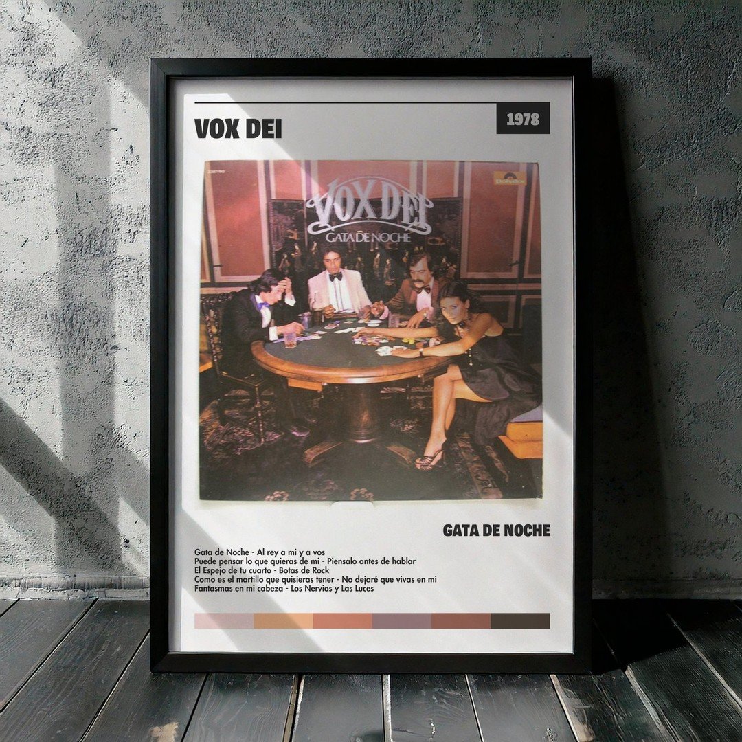 Cuadro Vox Dei - Gata de Noche