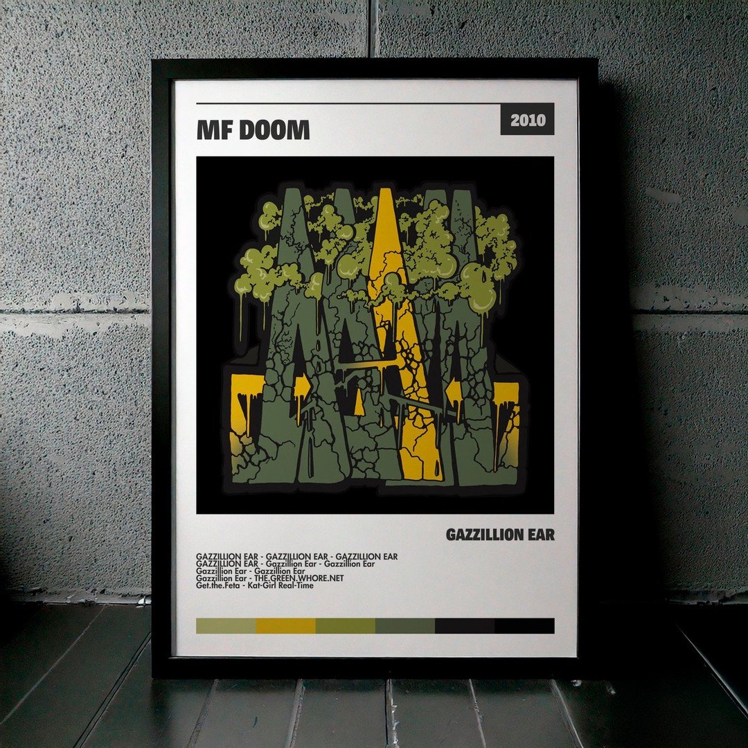 Cuadro MF DOOM - Gazzillion Ear
