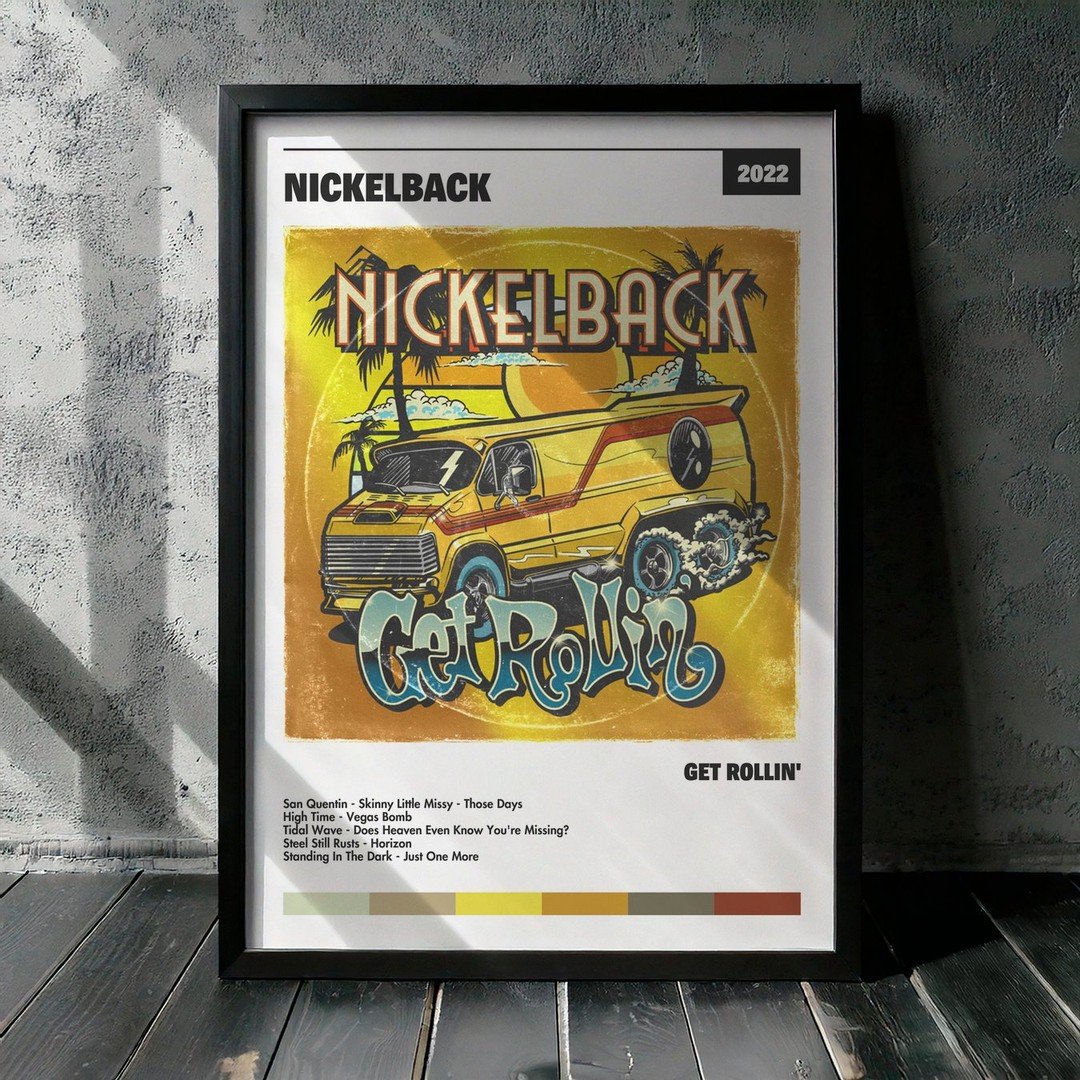 Cuadro Nickelback - Get Rollin'