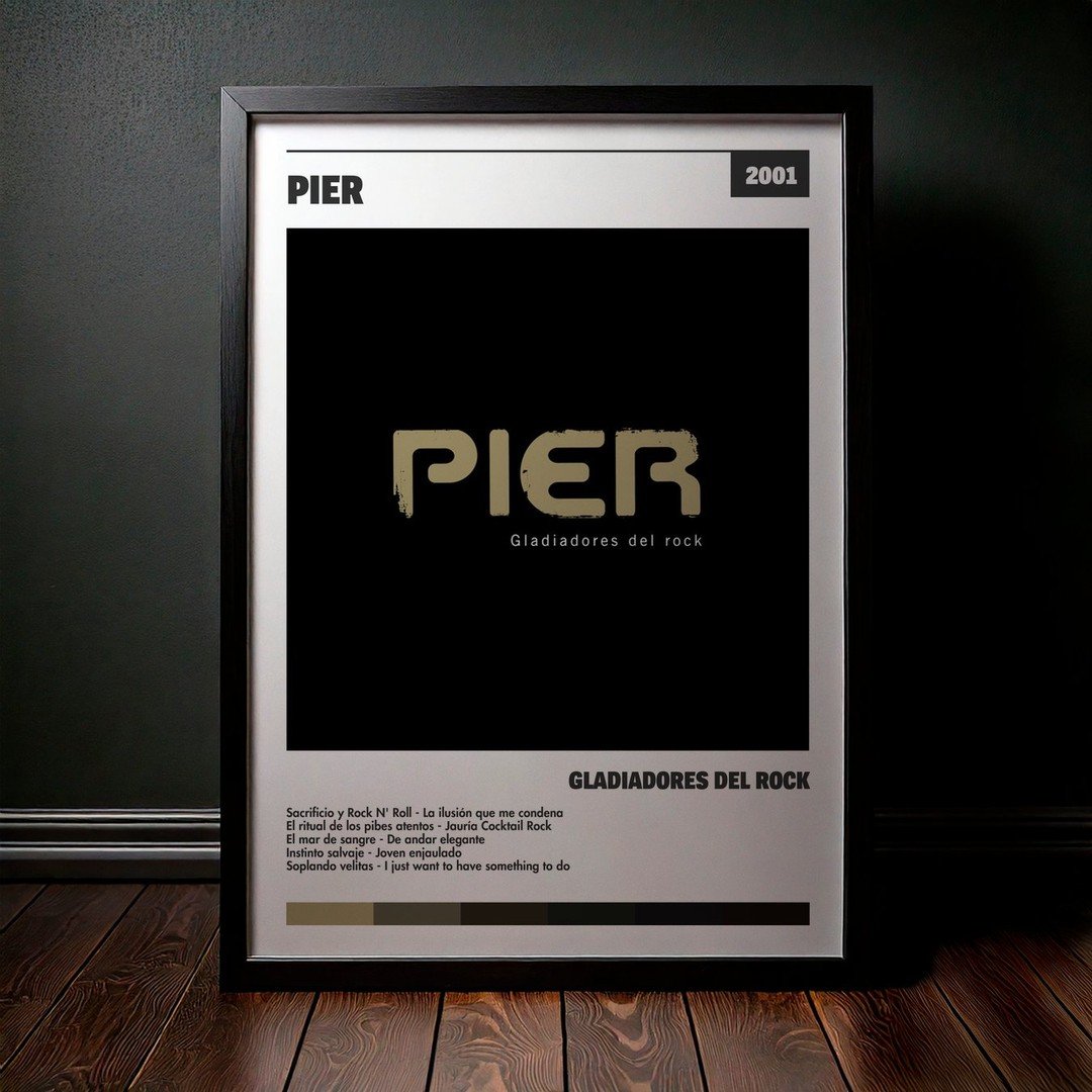 Cuadro Pier - Gladiadores del rock