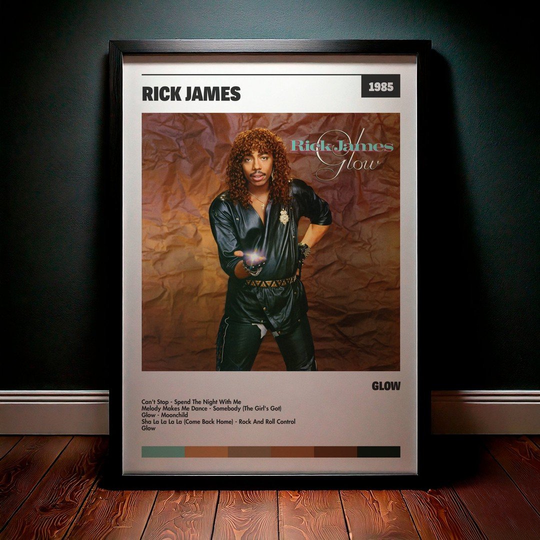Cuadro Rick James - Glow