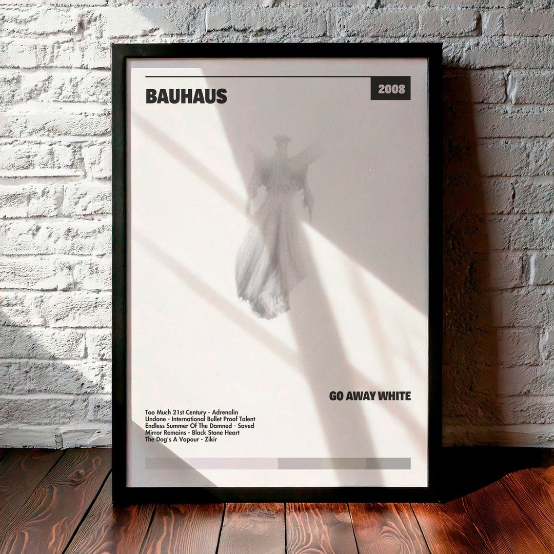 Cuadro Bauhaus - Go Away White