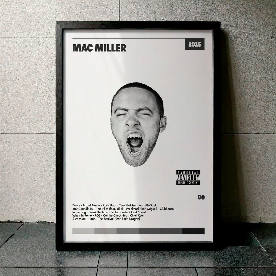 Cuadro Mac Miller - GO