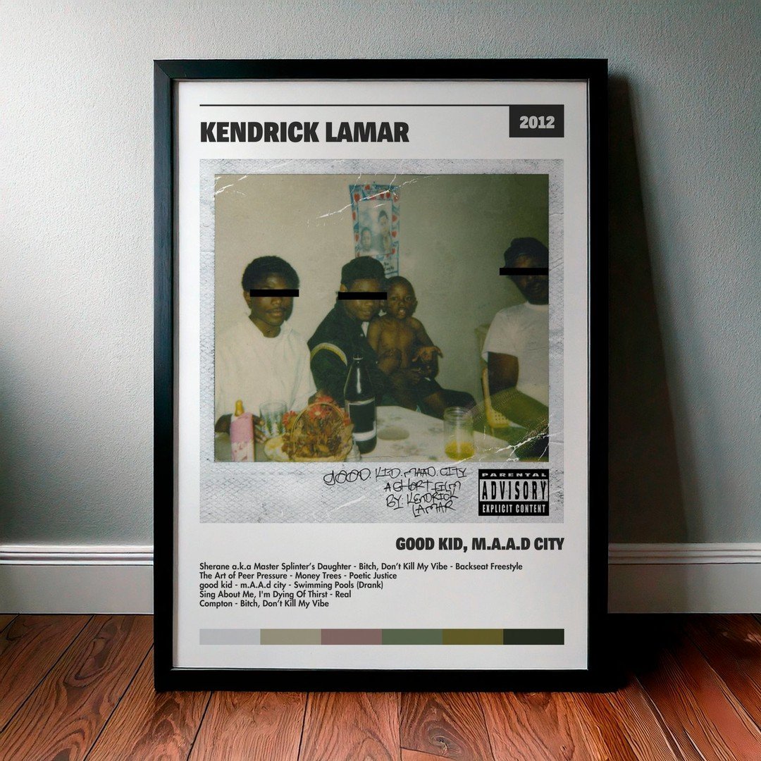Cuadro Kendrick Lamar - good kid, m.A.A.d city