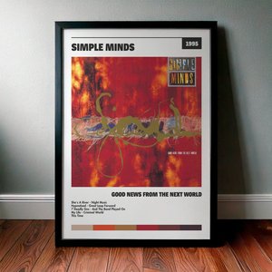Cuadro Simple Minds - Good News From The Next World