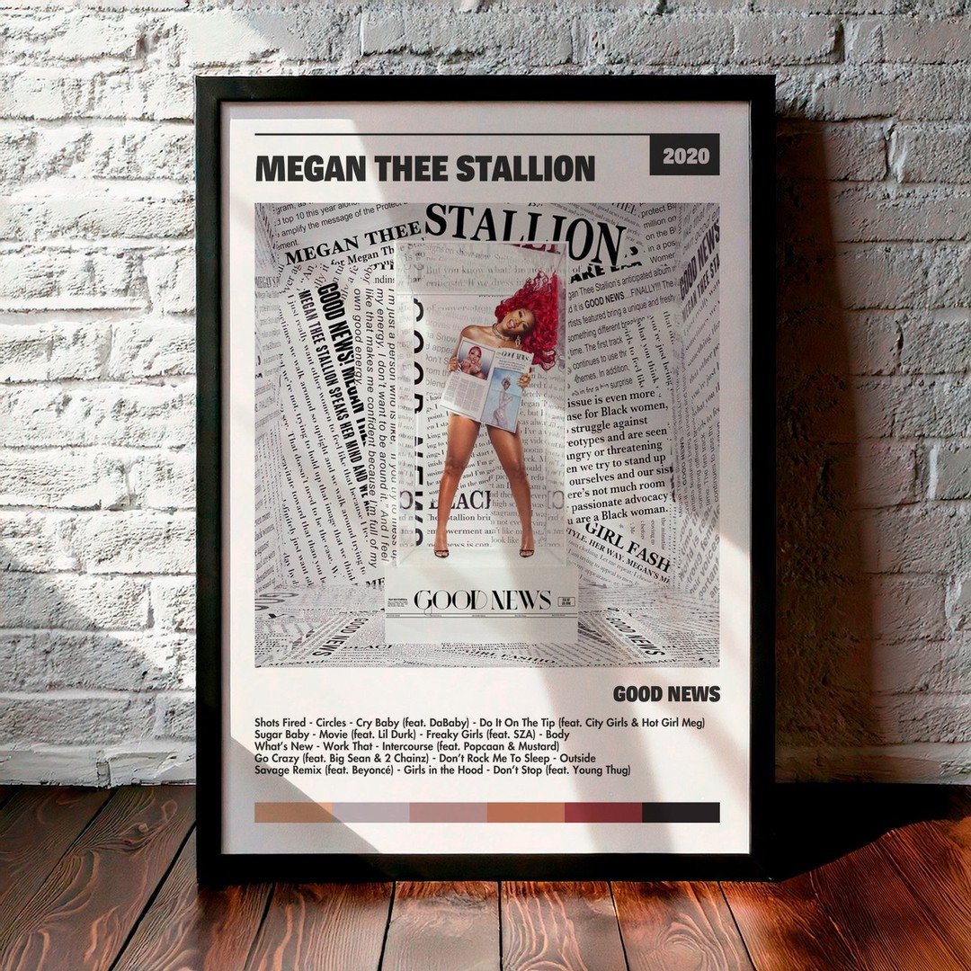 Cuadro Megan Thee Stallion - Good News