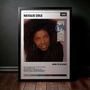Cuadro Natalie Cole - Good To Be Back