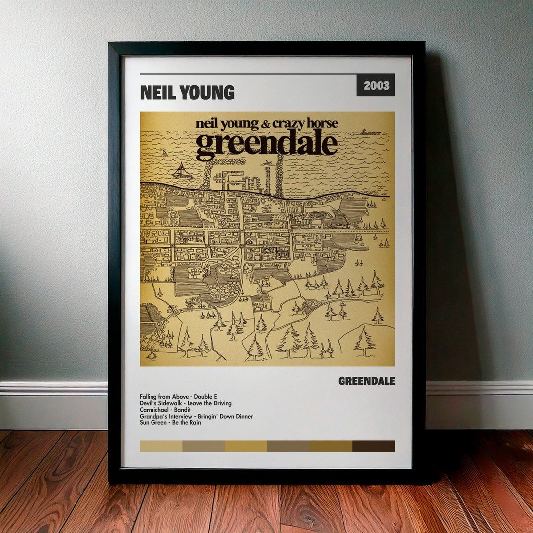Cuadro Neil Young - Greendale