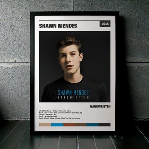 Cuadro Shawn Mendes - Handwritten