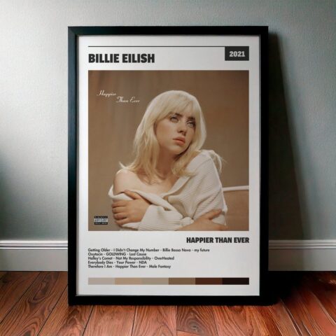 Cuadro Billie Eilish - Happier Than Ever