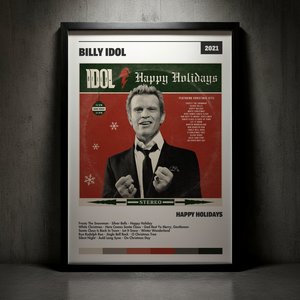 Cuadro Billy Idol - Happy Holidays