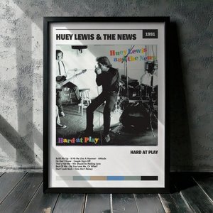 Cuadro Huey Lewis & The News - Hard At Play