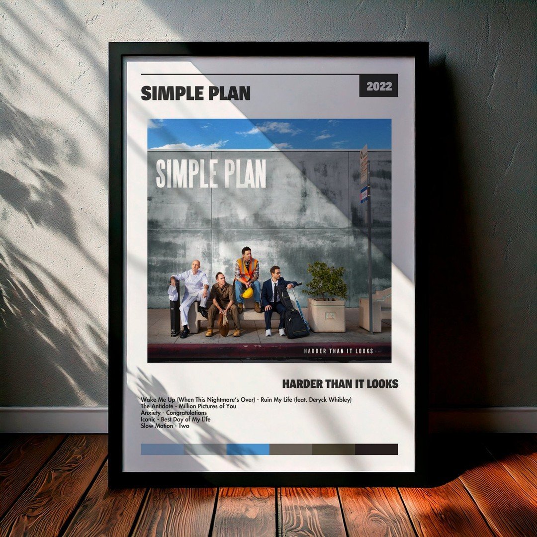 Cuadro Simple Plan - Harder Than It Looks