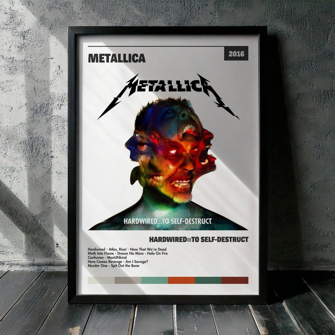 Cuadro Metallica - Hardwired…To Self-Destruct