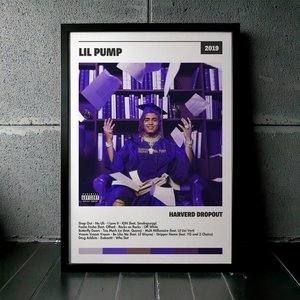 Cuadro Lil Pump - Harverd Dropout