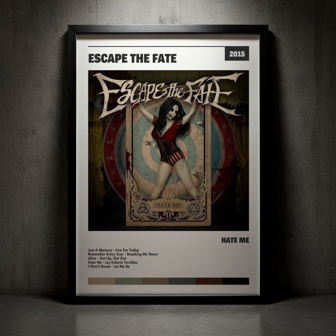 Cuadro Escape the Fate - Hate Me
