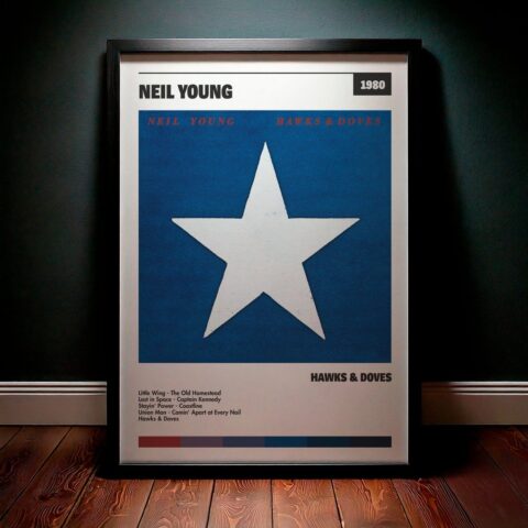 Cuadro Neil Young - Hawks & Doves