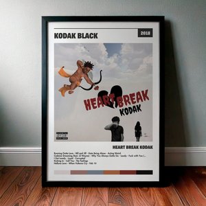 Cuadro Kodak Black - Heart Break Kodak