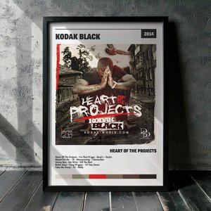 Cuadro Kodak Black - Heart of the Projects