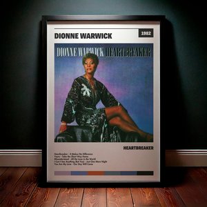 Cuadro Dionne Warwick - Heartbreaker