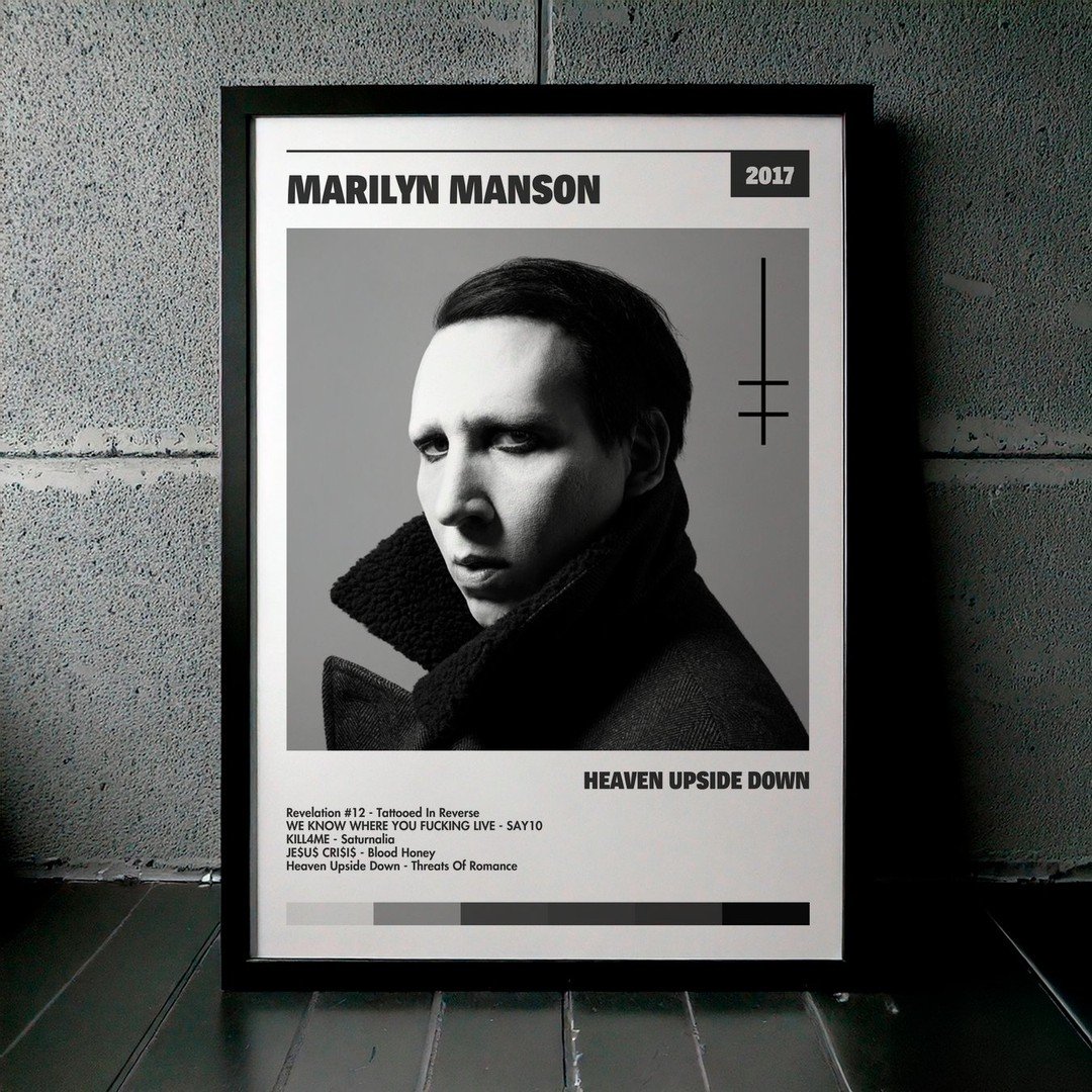 Cuadro Marilyn Manson - Heaven Upside Down