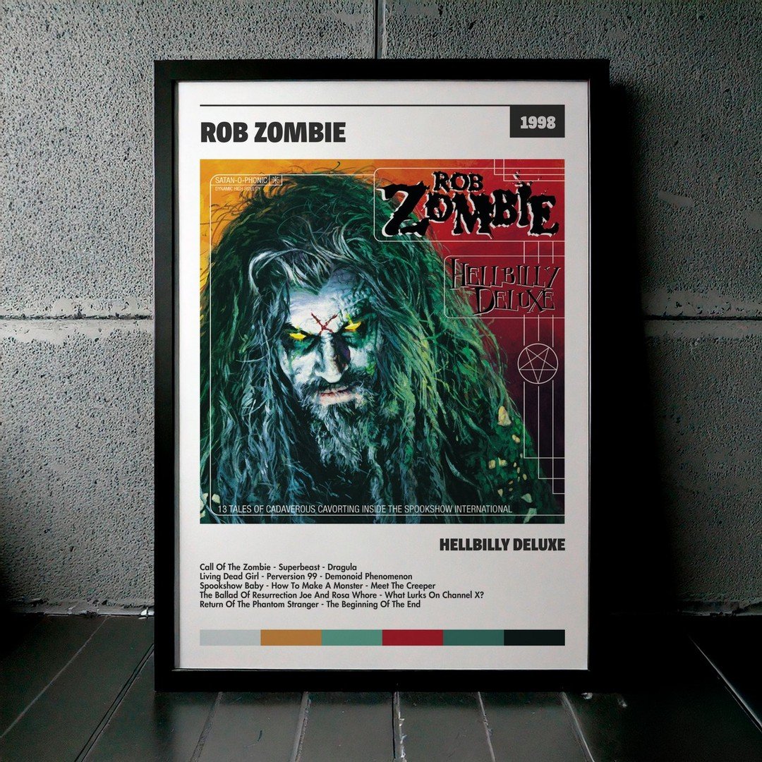 Cuadro Rob Zombie - Hellbilly Deluxe