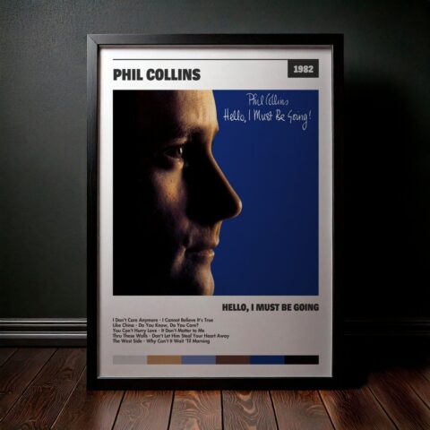 Cuadro Phil Collins - Hello, I Must Be Going
