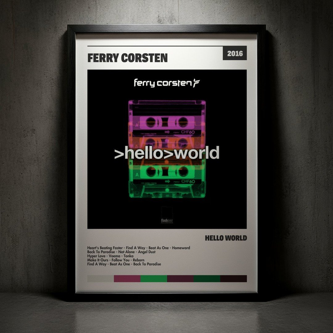 Cuadro Ferry Corsten - Hello World