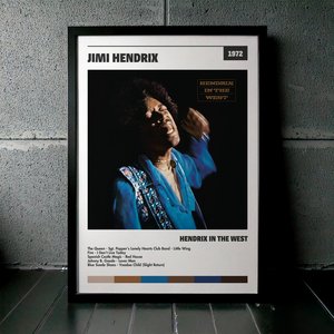 Cuadro Jimi Hendrix - Hendrix In The West