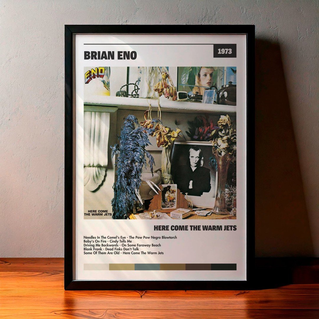 Cuadro Brian Eno - Here Come The Warm Jets