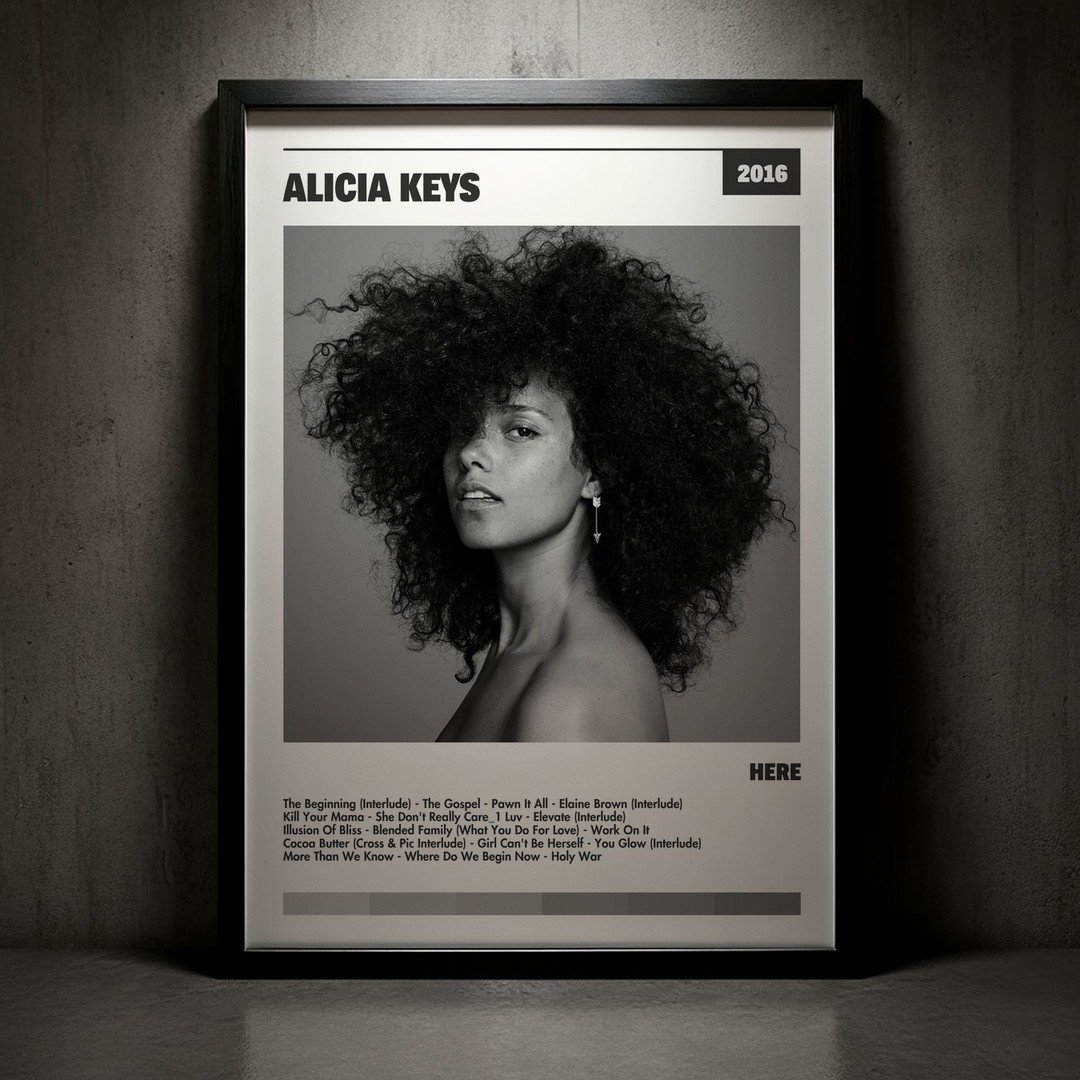 Cuadro Alicia Keys - HERE