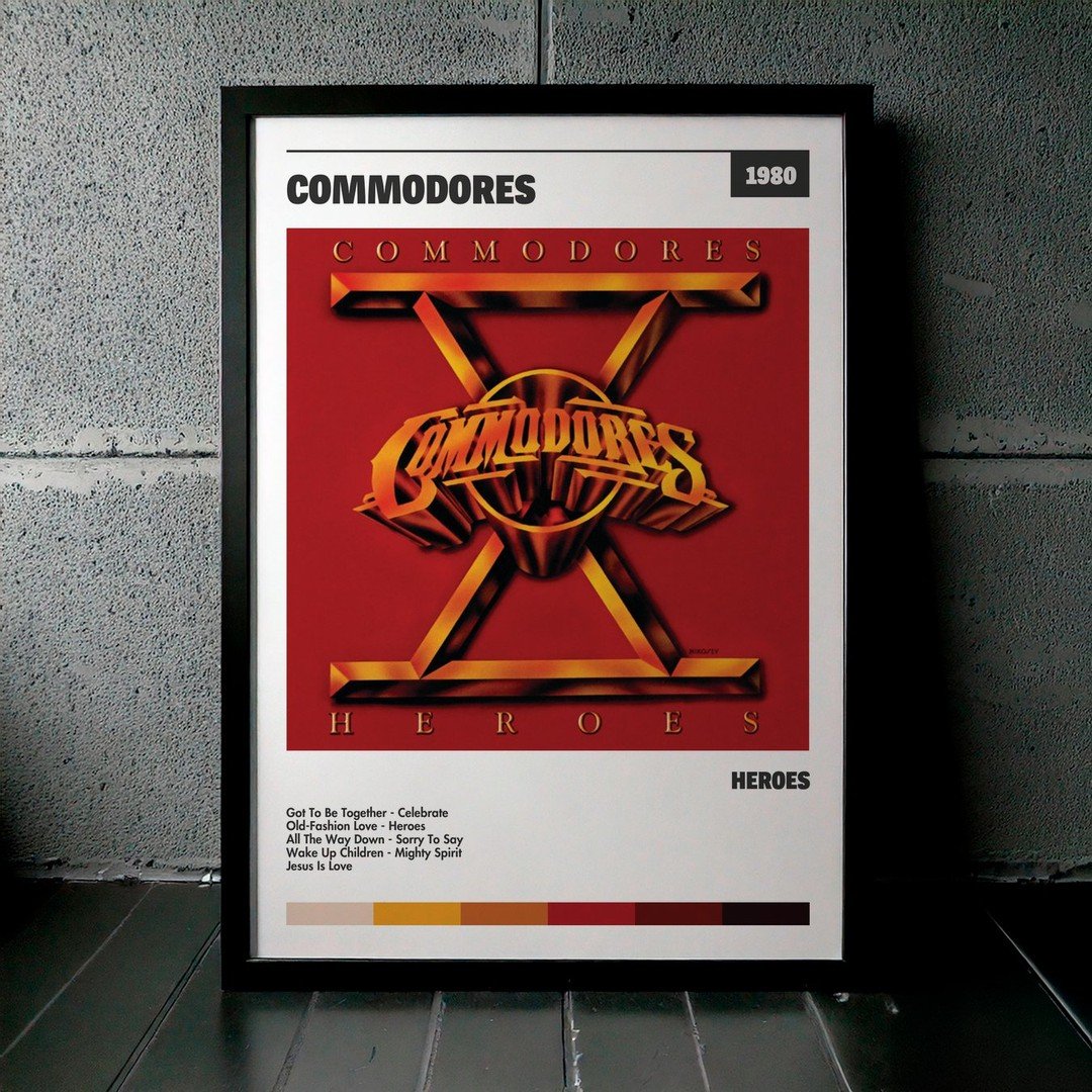 Cuadro Commodores - Heroes