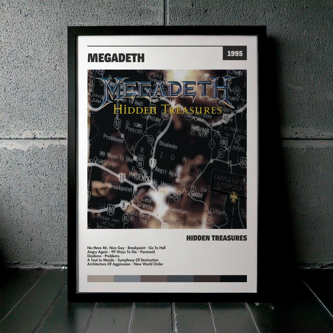 Cuadro Megadeth - Hidden Treasures