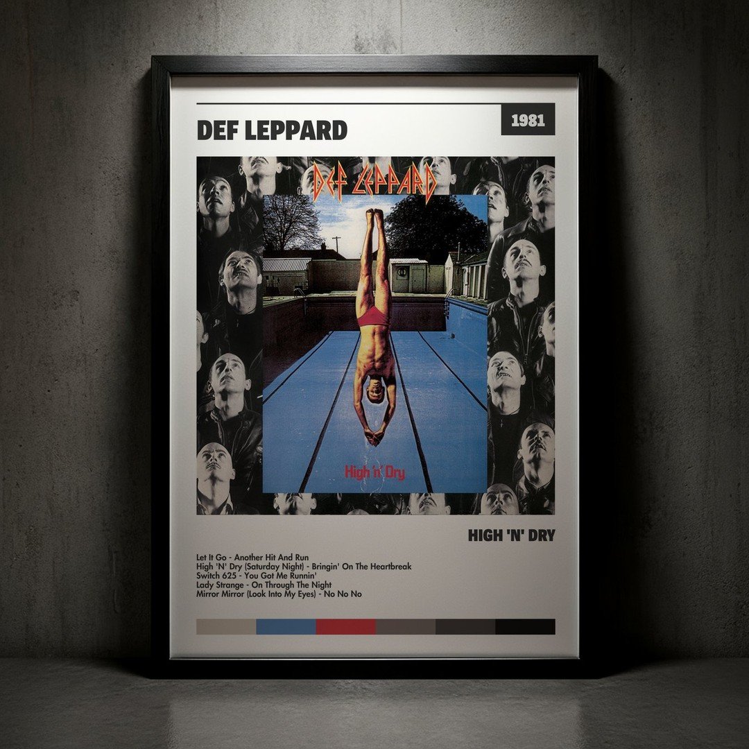 Cuadro Def Leppard - High 'N' Dry