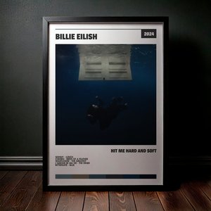 Cuadro Billie Eilish - HIT ME HARD AND SOFT