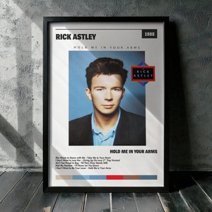Cuadro Rick Astley - Hold Me in Your Arms