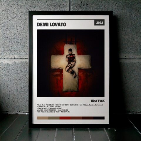 Cuadro Demi Lovato - HOLY FVCK