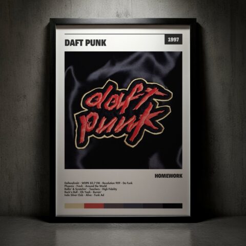 Cuadro Daft Punk - Homework